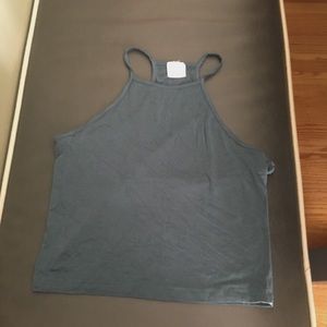 Girls Medium Turquoise Halter Top